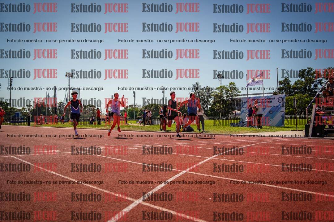 Fotos de los 100 m llanos de varones