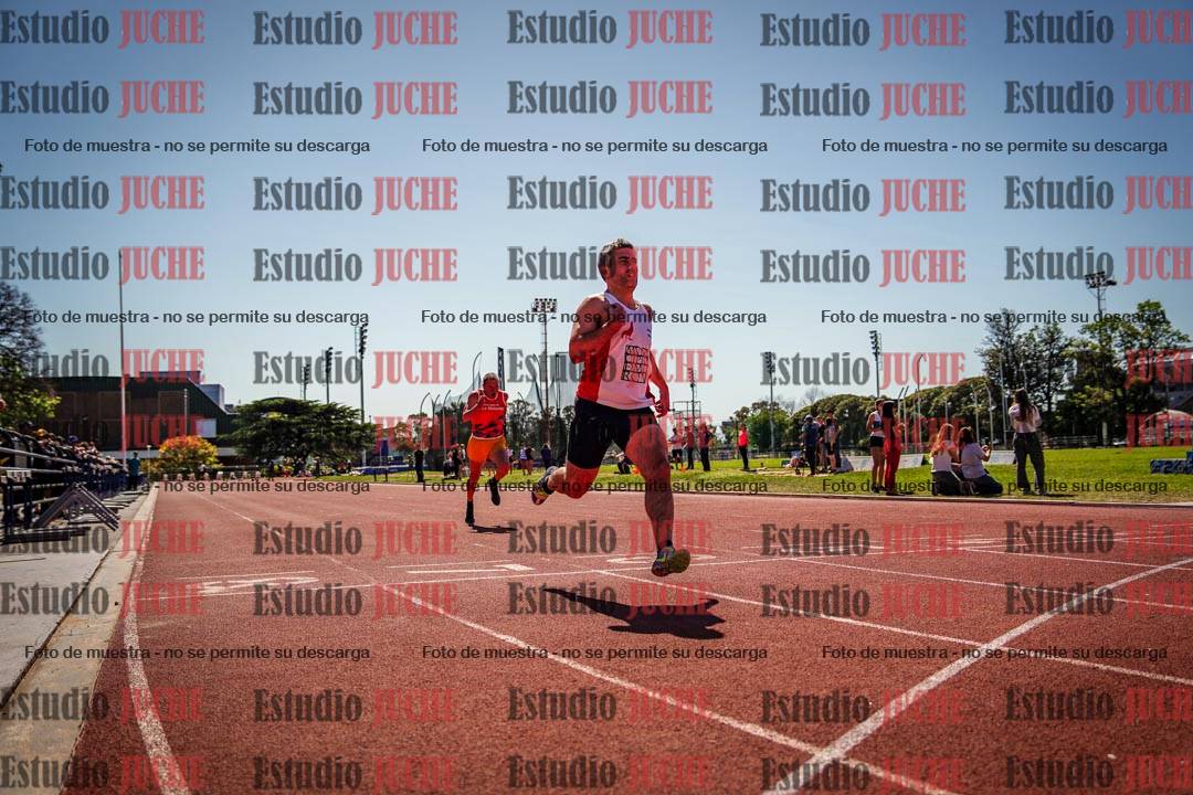 Fotos de los 100 m llanos de varones