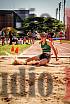 Fotos del salto en largo de mujeres