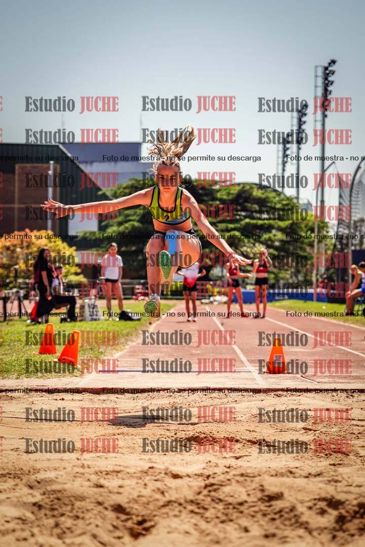 Fotos del salto en largo de mujeres