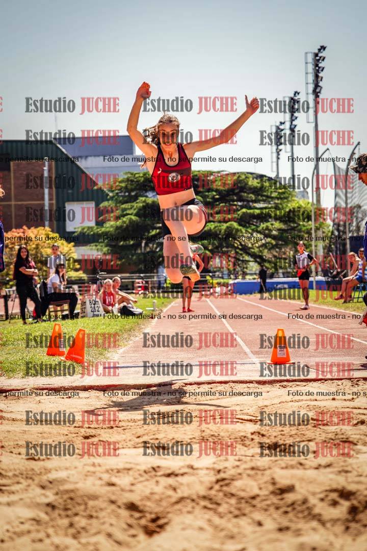 Fotos del salto en largo de mujeres