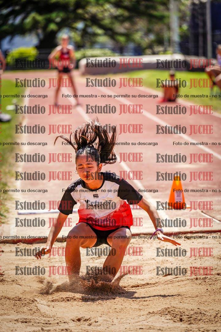 Fotos del salto en largo de mujeres