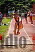 Fotos del salto en largo de mujeres