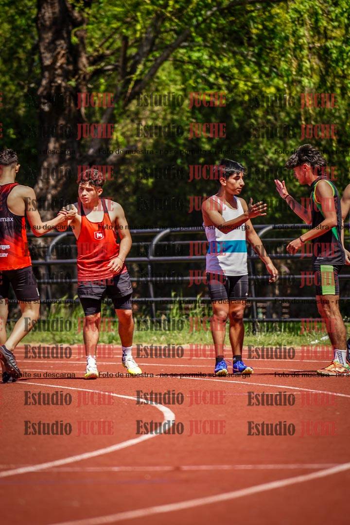 Fotos de los 80 m llanos de varones