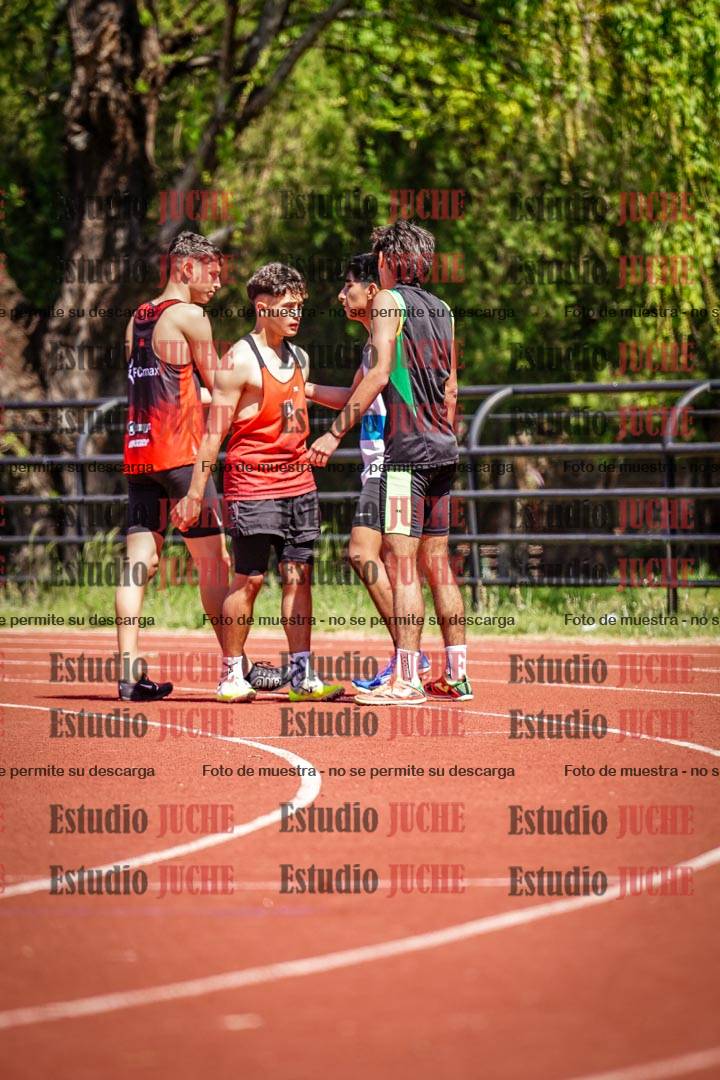 Fotos de los 80 m llanos de varones