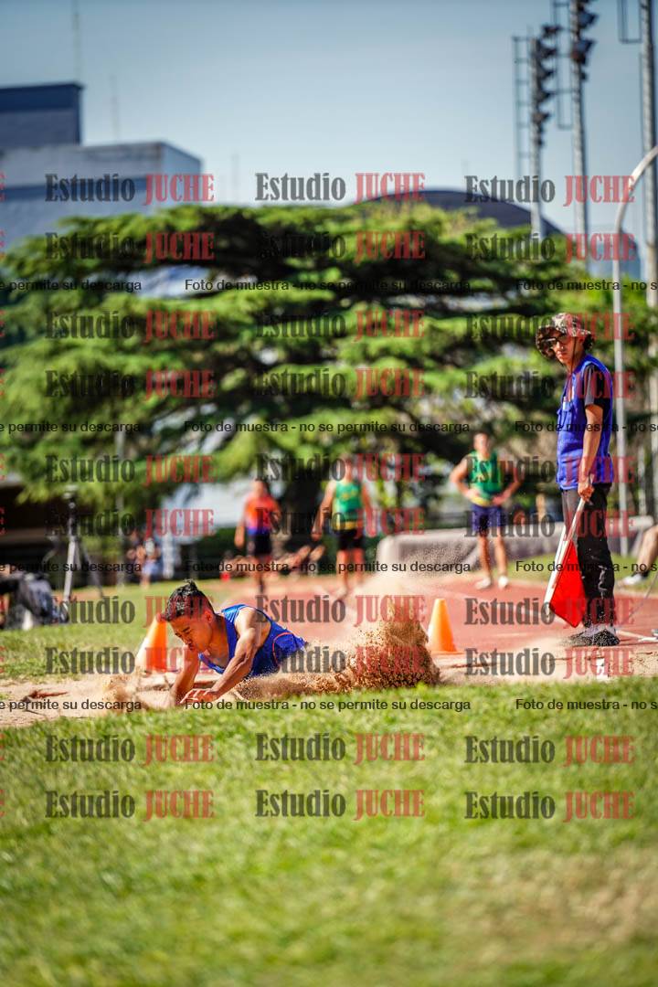Fotos del salto en largo de varones
