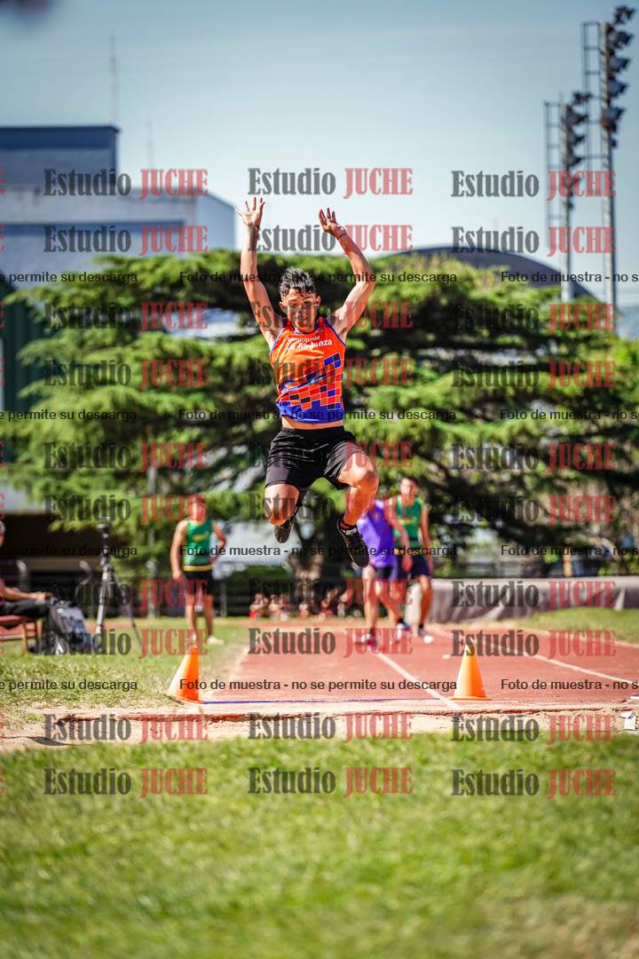 Fotos del salto en largo de varones