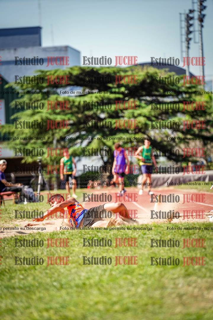 Fotos del salto en largo de varones