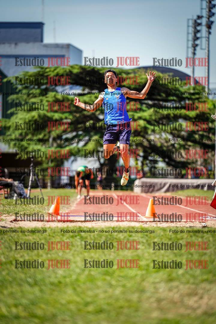 Fotos del salto en largo de varones