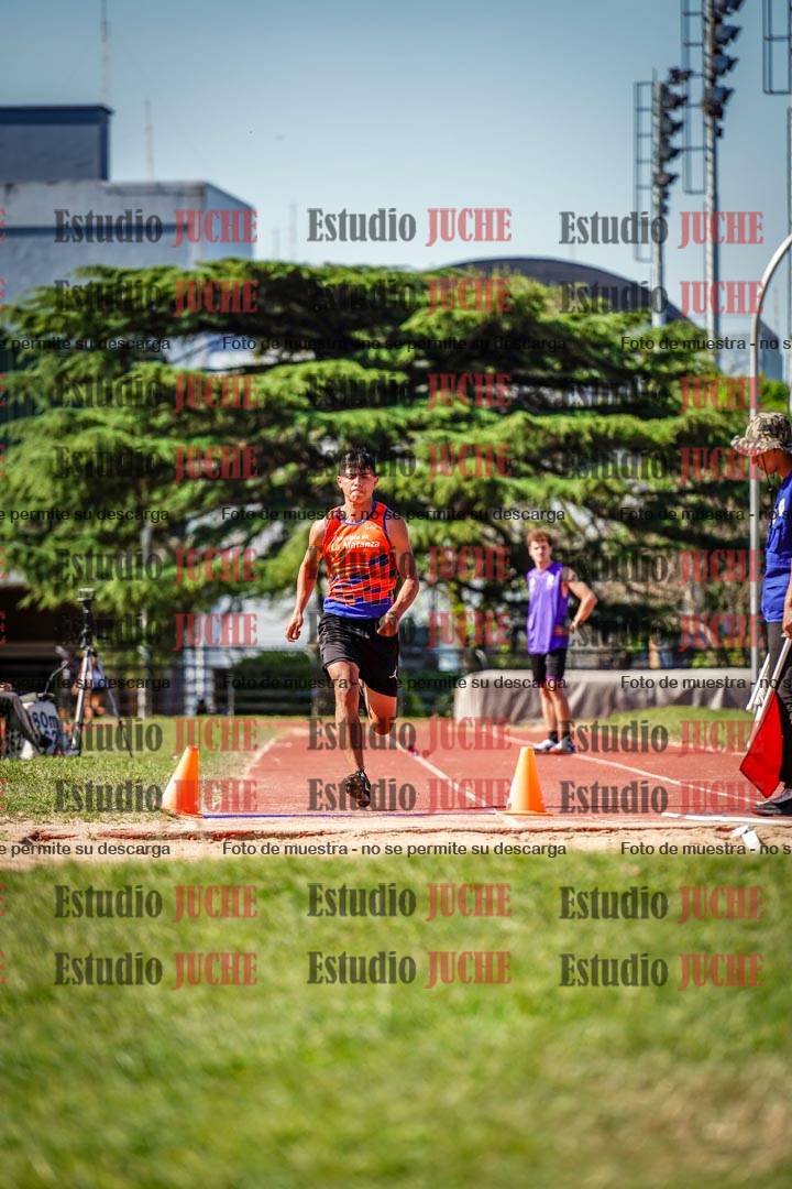 Fotos del salto en largo de varones