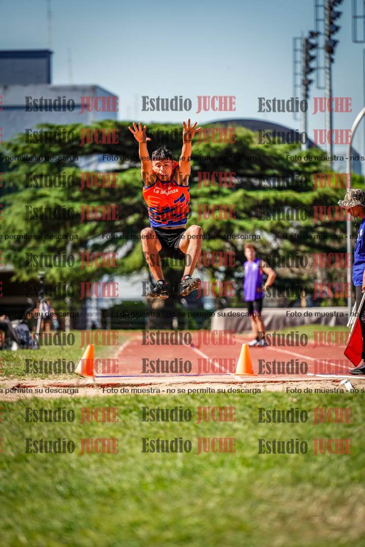 Fotos del salto en largo de varones