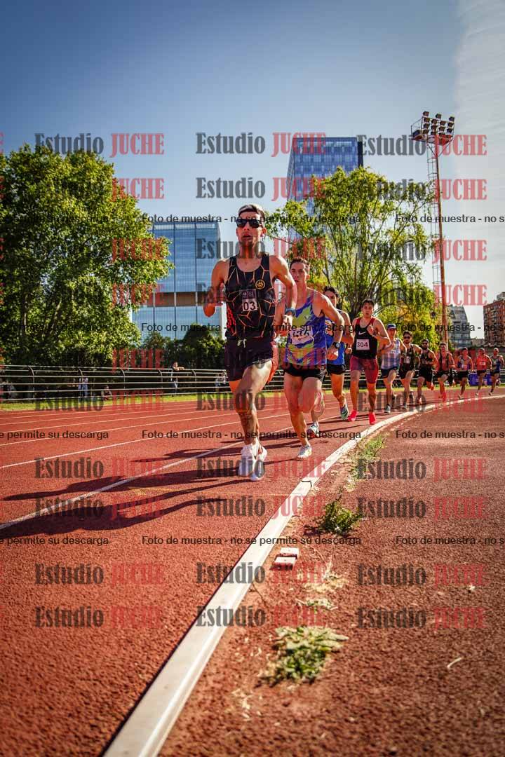 Fotos de los 1500 m llanos de varones