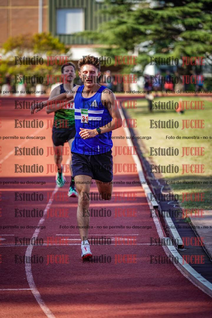 Fotos de los 1500 m llanos de varones