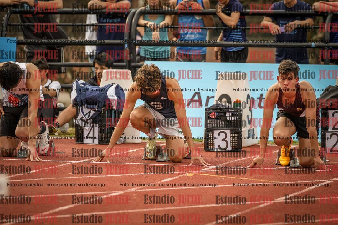 Fotos de los 110 m con vallas de varones - FINAL