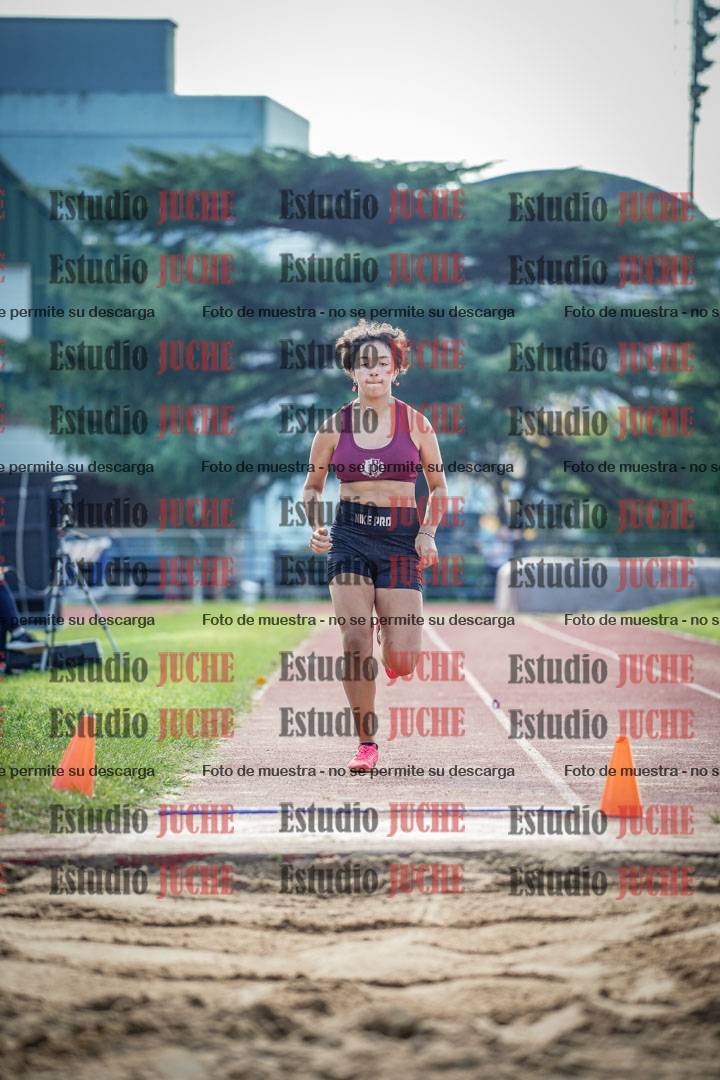 Fotos del salto en largo de mujeres - hepta 5