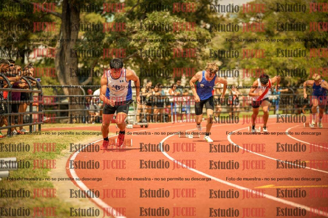 Fotos de los 200 m llanos de varones