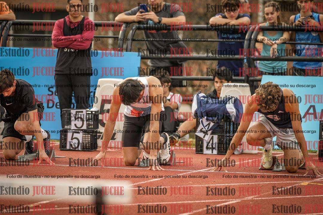 Fotos de los 110 m con vallas de varones - FINAL