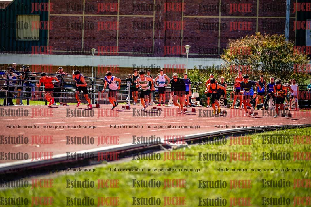Fotos de los 100 m de varones