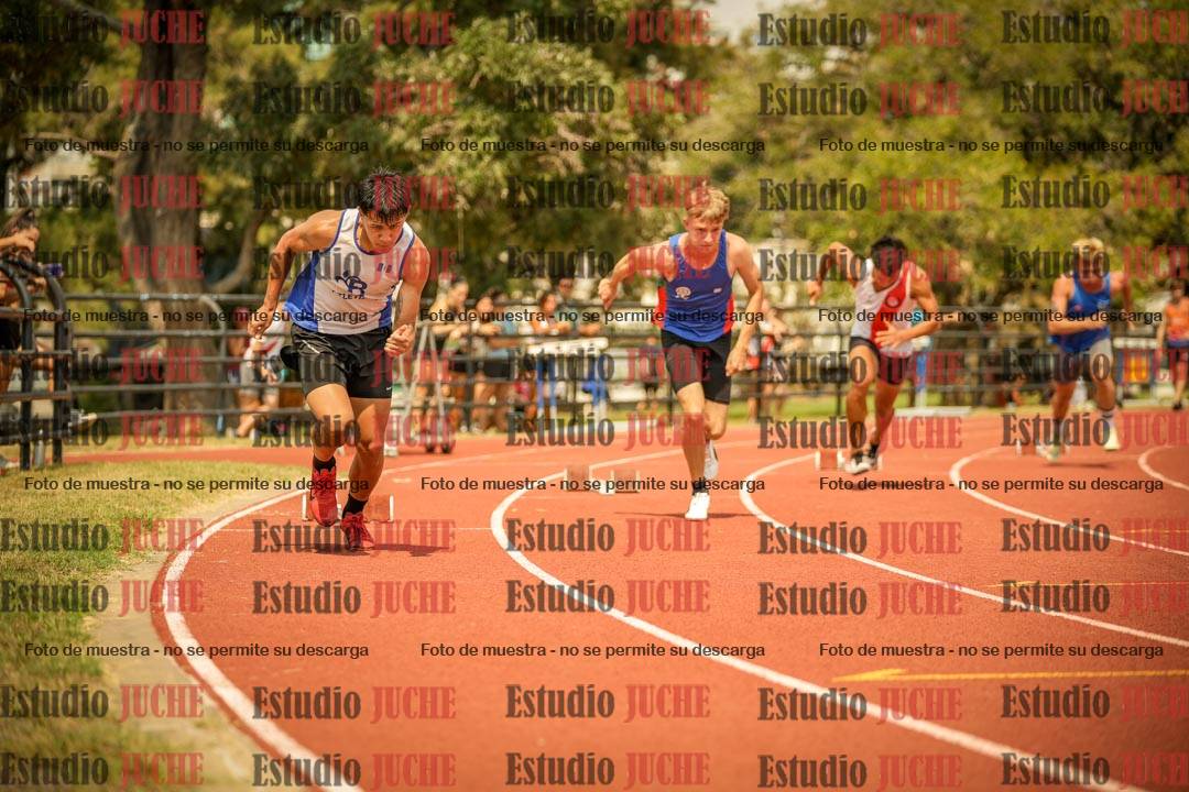 Fotos de los 200 m llanos de varones