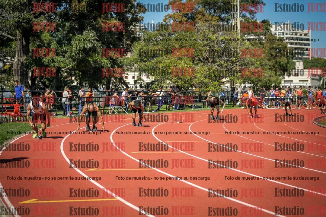 Fotos de los 200 m llanos de varones