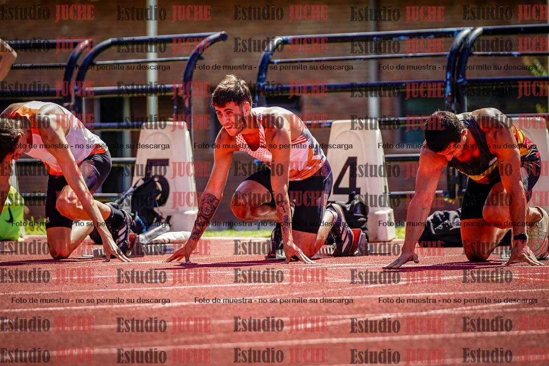 Fotos de los 110 m con vallas de varones