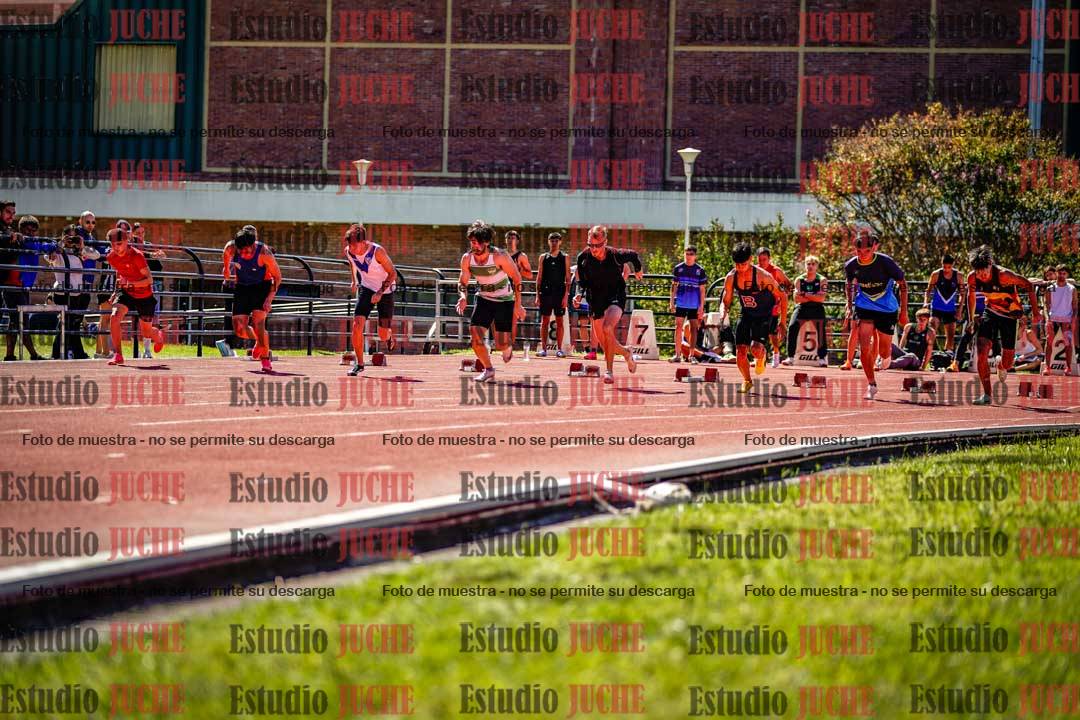 Fotos de los 100 m de varones