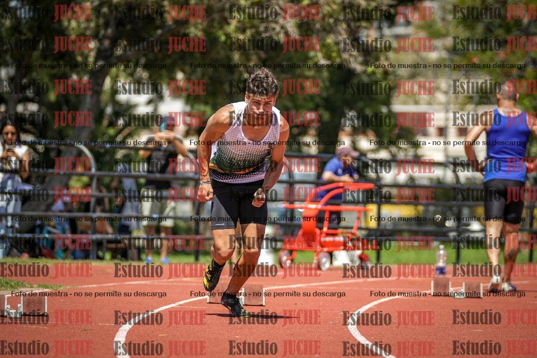 Fotos de los 200 m llanos de varones