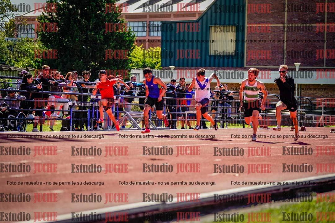 Fotos de los 100 m de varones
