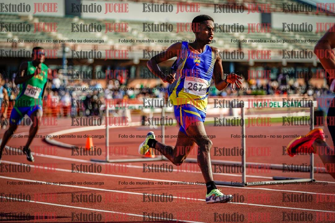 Fotos de los 400 m con vallas de varones