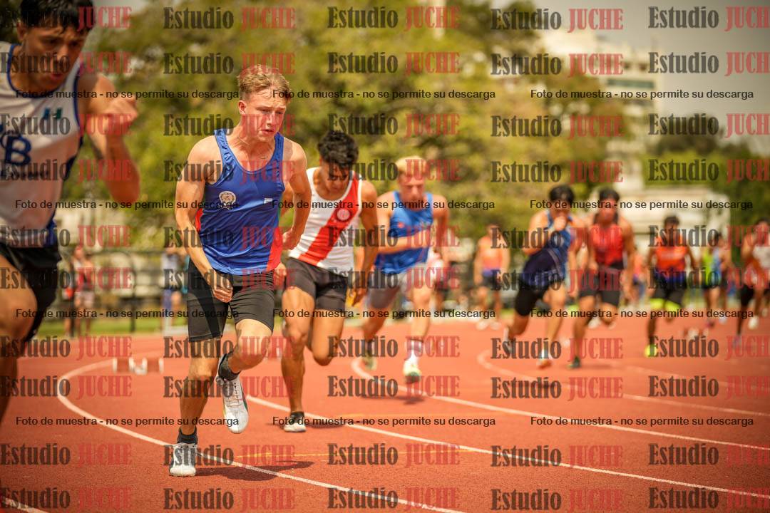 Fotos de los 200 m llanos de varones