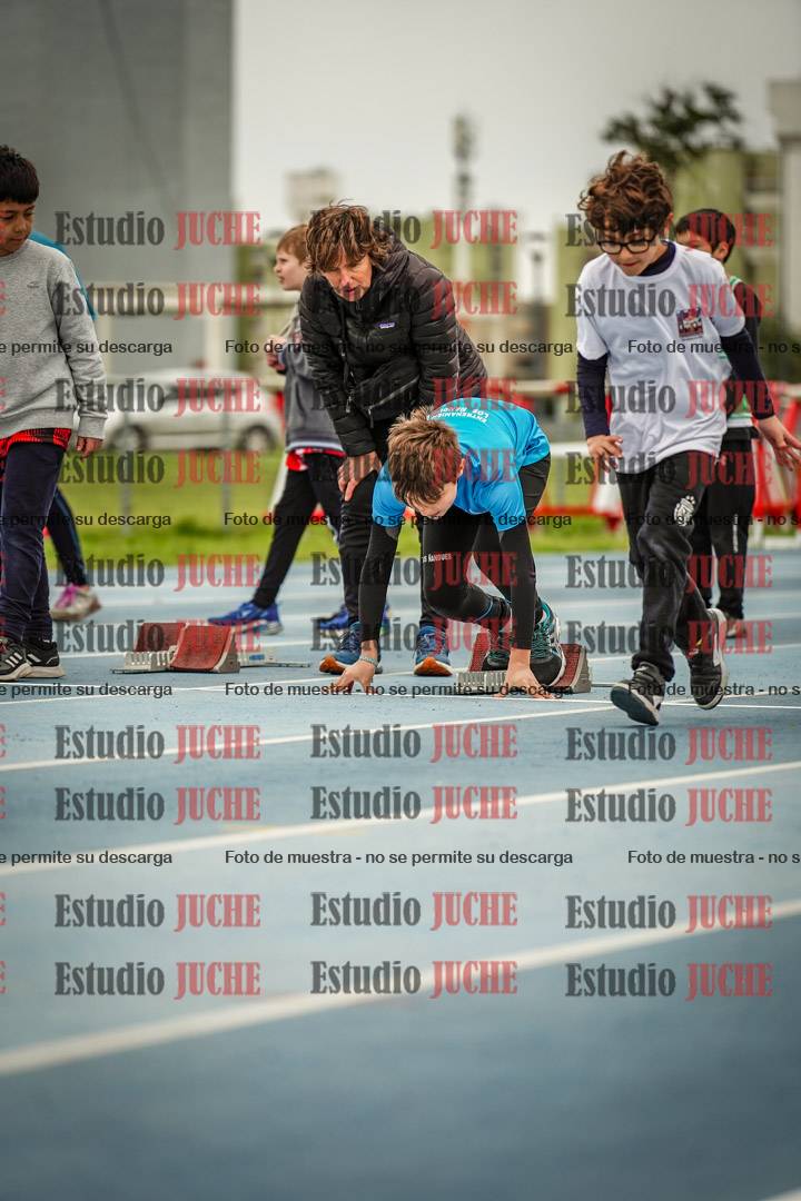 Fotos de los 50 m llanos de varones - U12