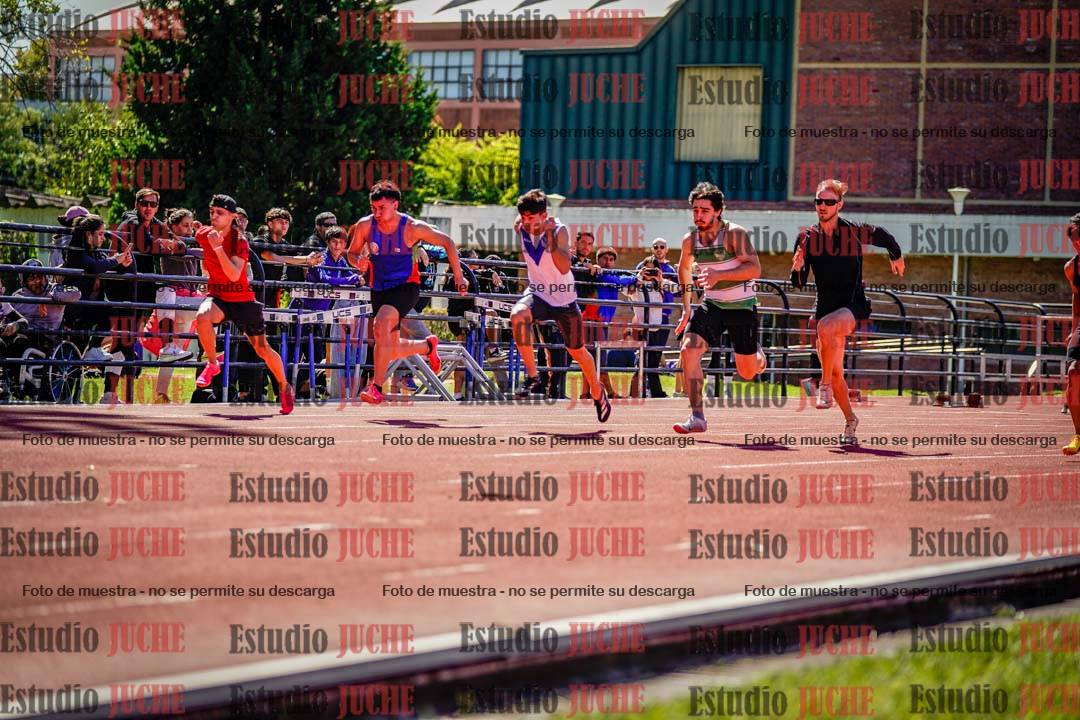 Fotos de los 100 m de varones