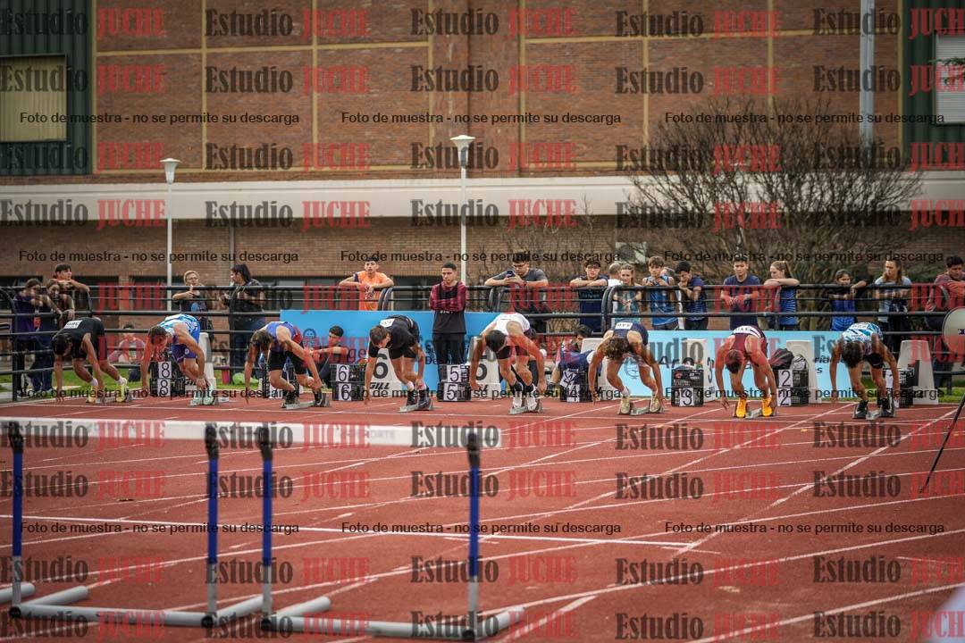 Fotos de los 110 m con vallas de varones - FINAL