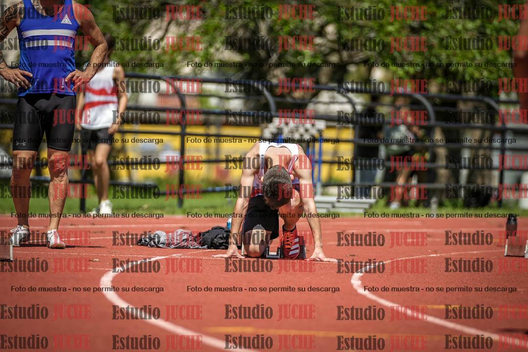 Fotos de los 200 m llanos de varones