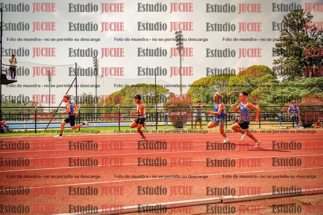 Fotos de los 200 m llanos de varones