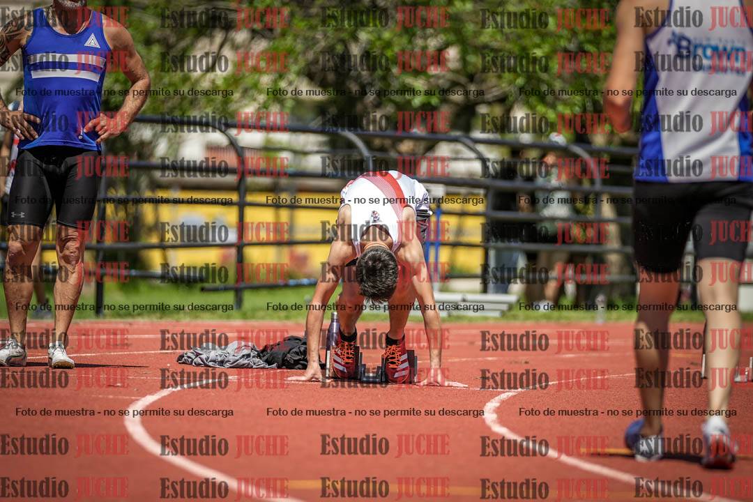 Fotos de los 200 m llanos de varones