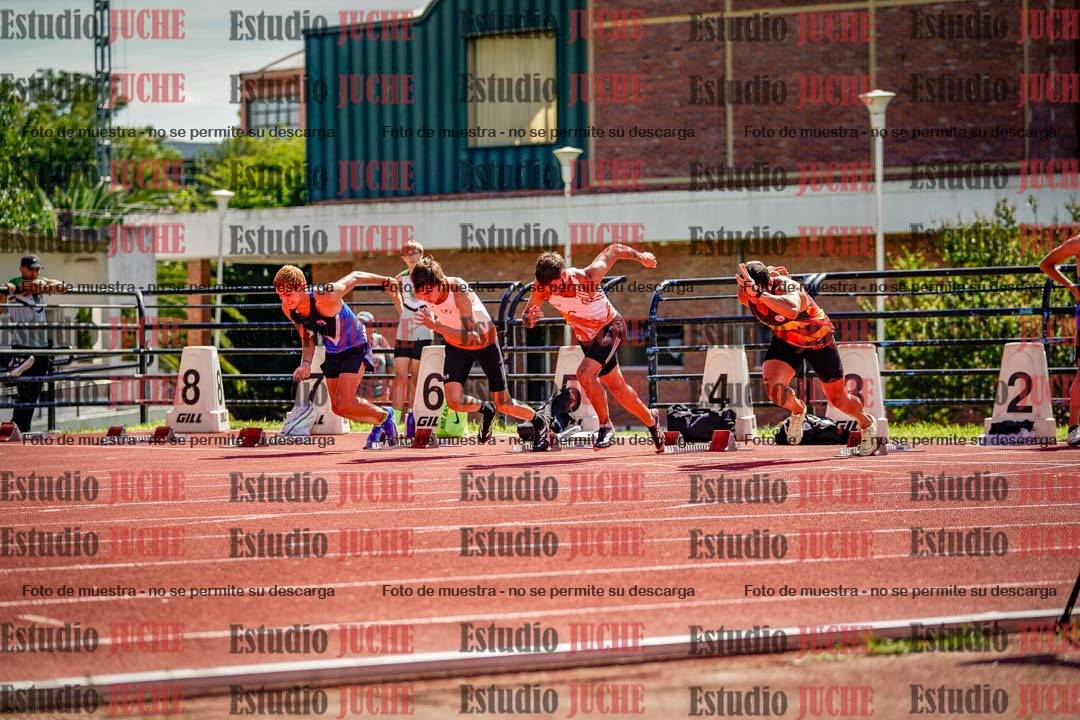 Fotos de los 110 m con vallas de varones