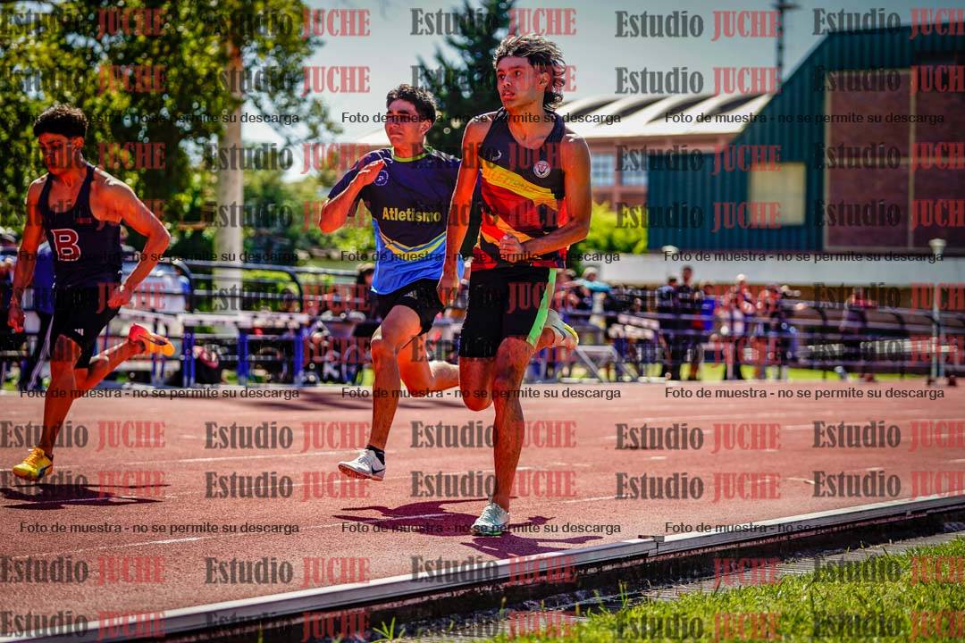 Fotos de los 100 m de varones