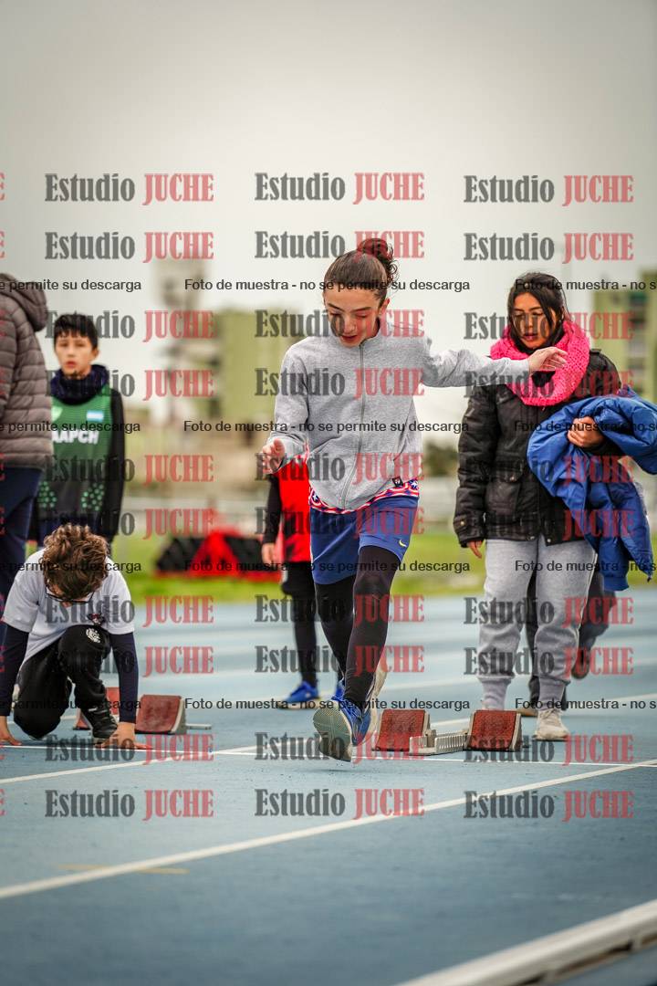 Fotos de los 50 m llanos de varones - U12