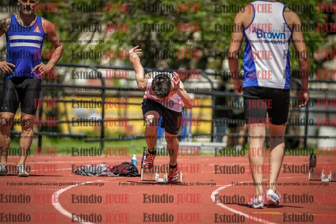 Fotos de los 200 m llanos de varones
