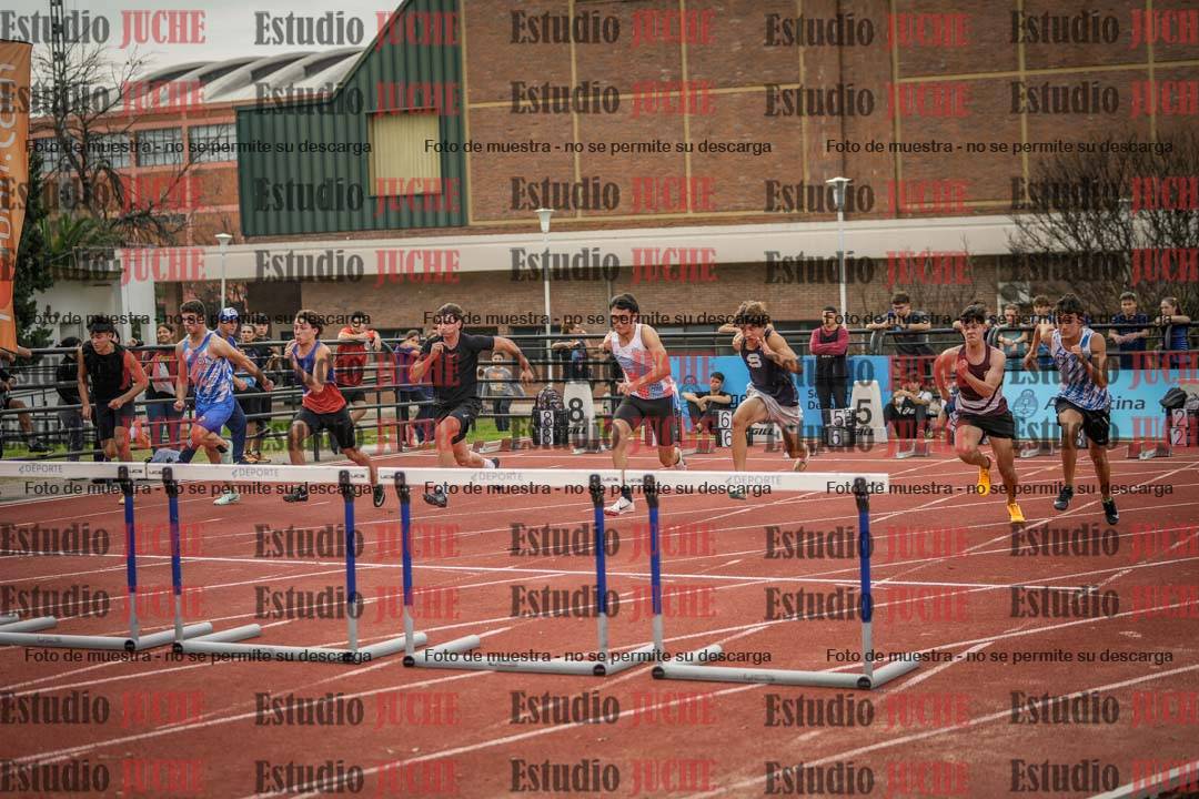 Fotos de los 110 m con vallas de varones - FINAL