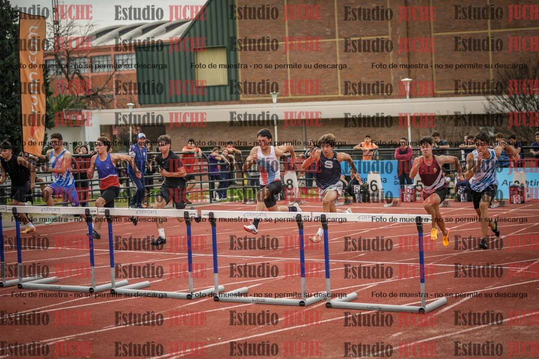 Fotos de los 110 m con vallas de varones - FINAL