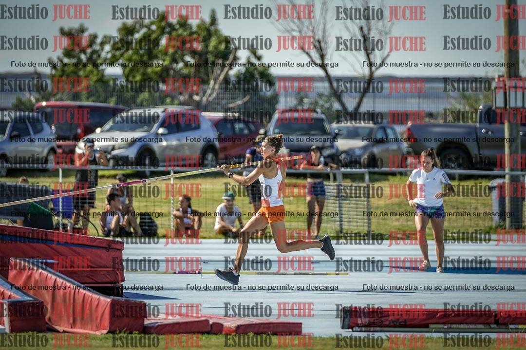 Fotos del salto con garrocha de mujeres y varones