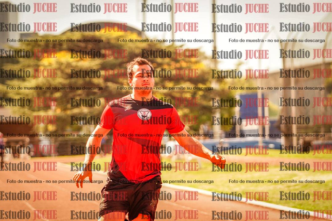 Fotos de los 100 m llanos de varones