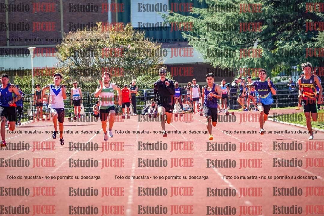 Fotos de los 100 m de varones