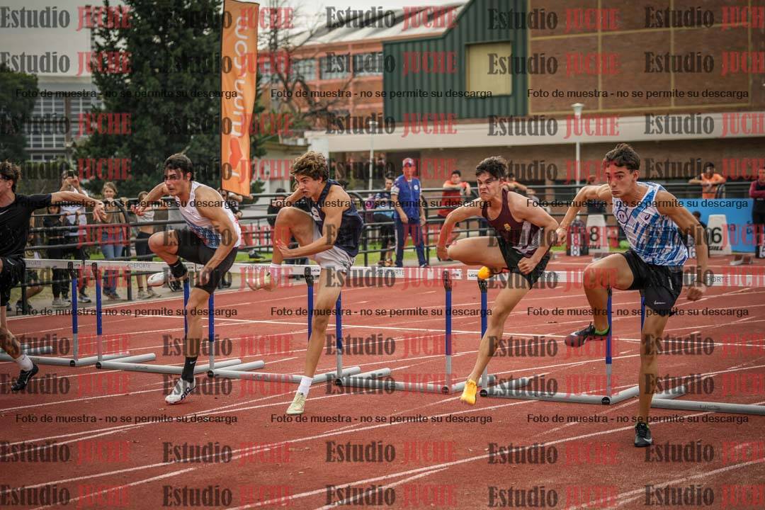 Fotos de los 110 m con vallas de varones - FINAL