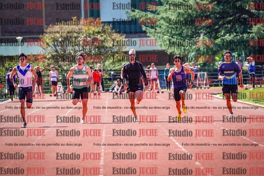 Fotos de los 100 m de varones