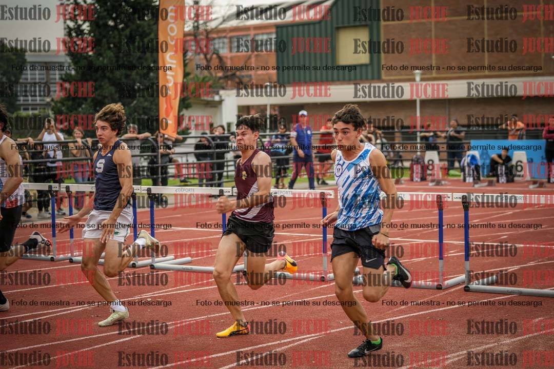Fotos de los 110 m con vallas de varones - FINAL