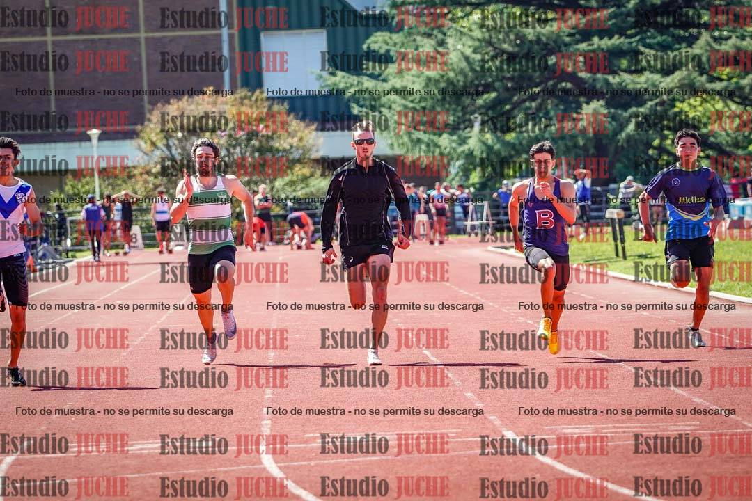 Fotos de los 100 m de varones