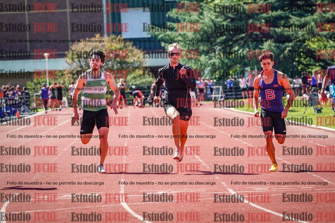 Fotos de los 100 m de varones